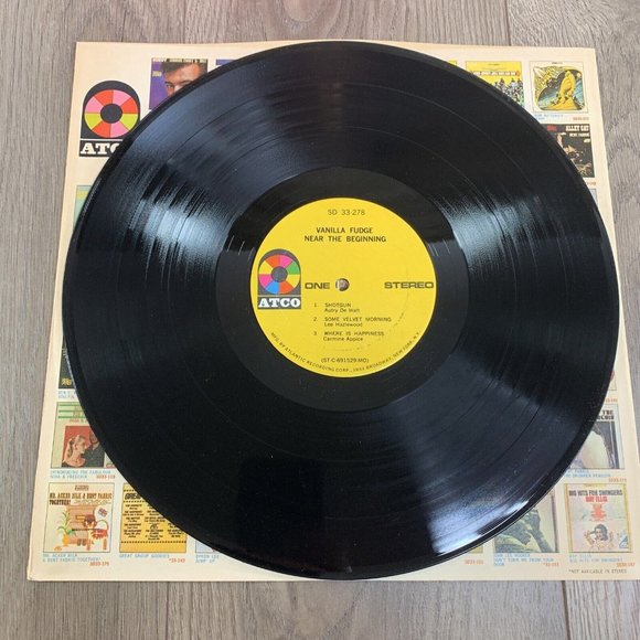 Vanilla Fudge LP Near The Beginning STEREO Atco SD-33-278 - Picture 4 of 5